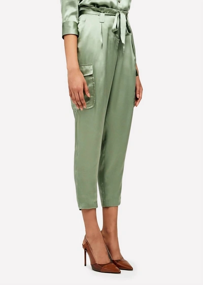 L'agence Roxy Paperbag Cargo Pant In Light Ivy In Multi