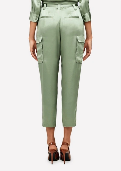 L'agence Roxy Paperbag Cargo Pant In Light Ivy In Multi