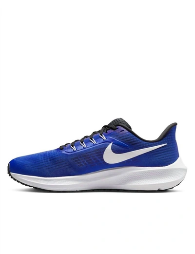 Shop Nike Men's Pegasus 39 Road Running Shoes - Medium Width In Racer Blue/white/black/anthracite In Multi