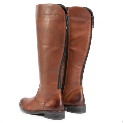 Rieker Women's Knee High Boots In Tan In Multi