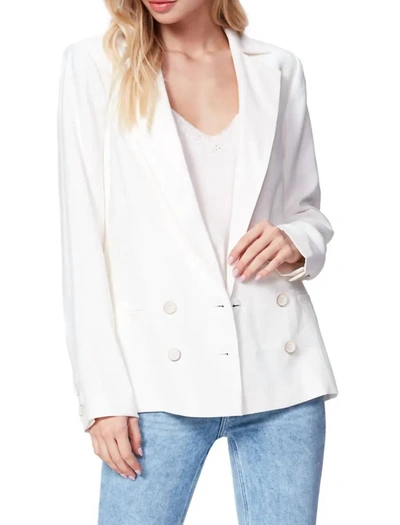 Shop Paige Rosette Blazer In White