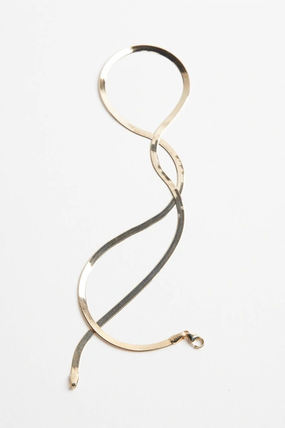 Shop Natalie Marie Nour Necklace In Yellow Gold