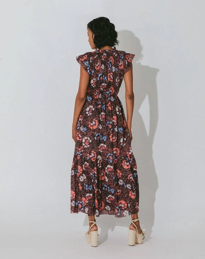 Shop Cleobella Kyah Ankle Dress In Calista Floral In Multi