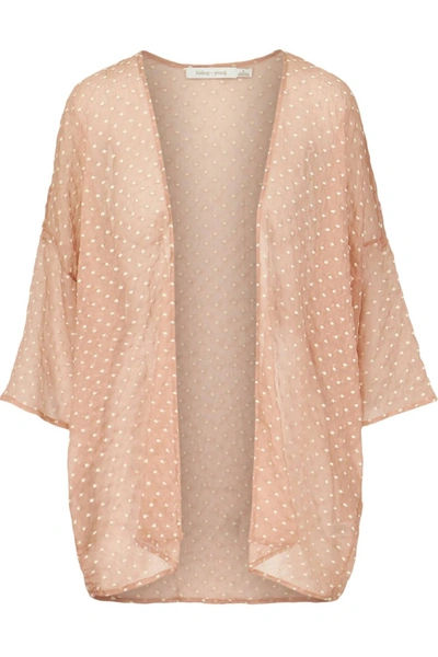 Shop Bishop + Young Lisbon Print Kimono In Peach In Pink