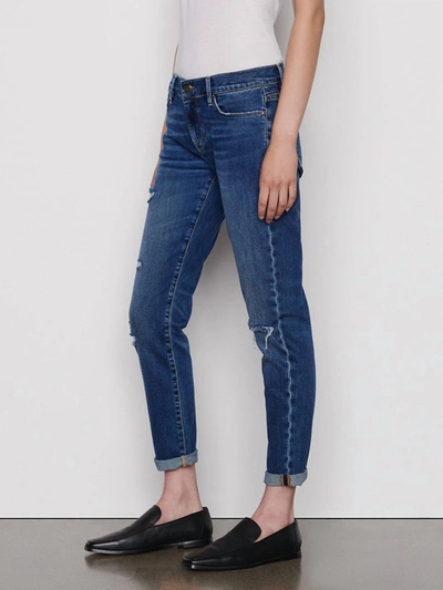Frame Le Garçon Boyfriend Jean In Eaton In Multi