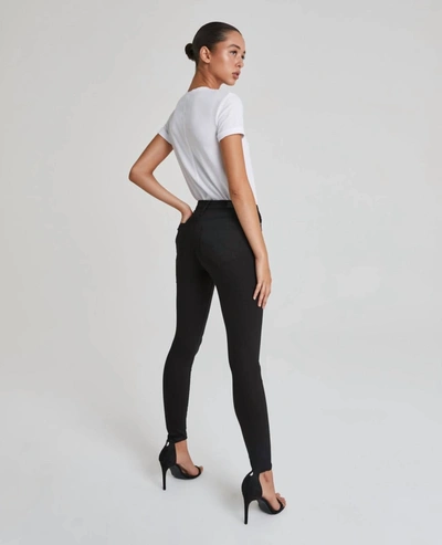 Shop Ag Farrah Ankle Seamless Jean In Super Black In Multi