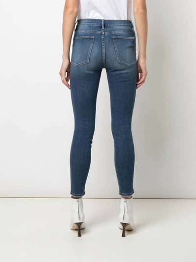 Frame Blue Le High Cotton Jeans In Multi