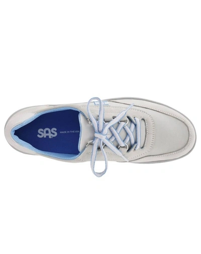Shop Sas Women's Sporty Lace Up Sneaker - Medium In Silver