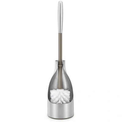 Shop Polder Stainless Steel Toilet Brush Caddy, Brushed In Silver