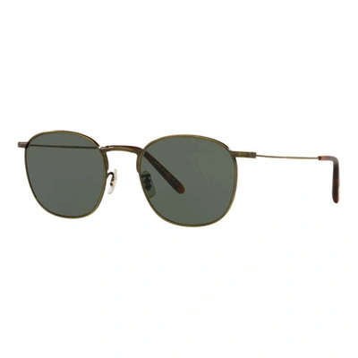 Shop Oliver Peoples Men's Ov1285st-528452 Goldsen 52mm Antique Gold Sunglasses