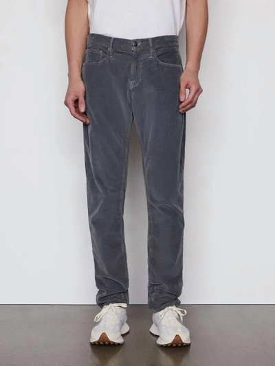 Shop Frame L'homme Slim Corduroy Jeans In Grey