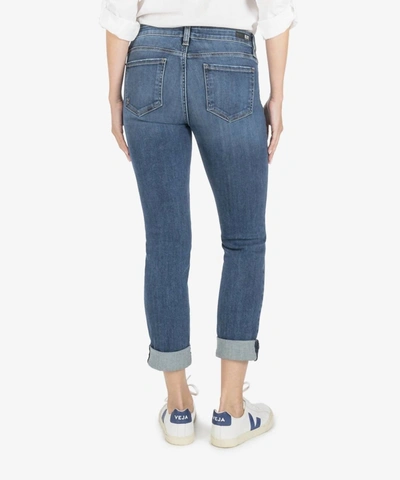 Kut From The Kloth Catherine High Rise Boyfriend Jean In Lucrative In Multi