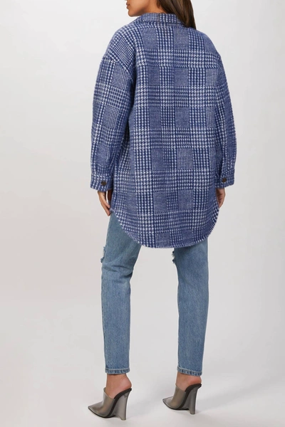 Shop Munthe Tully Outerwear Jacket In Indigo In Multi