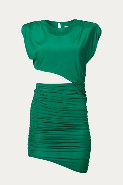 Shop Ronny Kobo Kyle Dress In Green