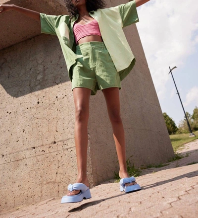Eve Gravel Pandore Shirt In Lime/matcha & Aloe In Multi