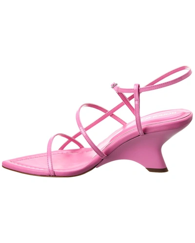 Shop Gia Borghini Gia 26 Patent Slingback Sandal In Pink