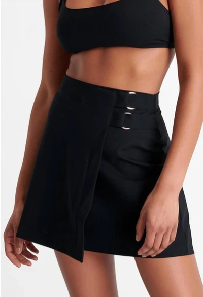 Shop Shan Balnea Mito Classic Skirt In Caviar In Black