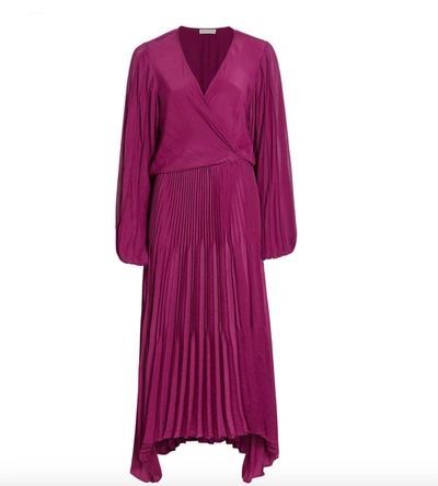 Ramy Brook Women's Sadie Plissé Midi-dress In Multi