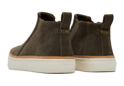 Shop Toms Bryce Suede Slip-on In Tarmac Olive In Multi