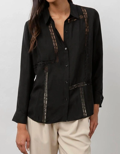 Shop Rails Mona Blouse In Black