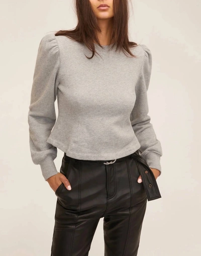 Shop Marissa Webb Blair Sweatshirt In Heather Grey