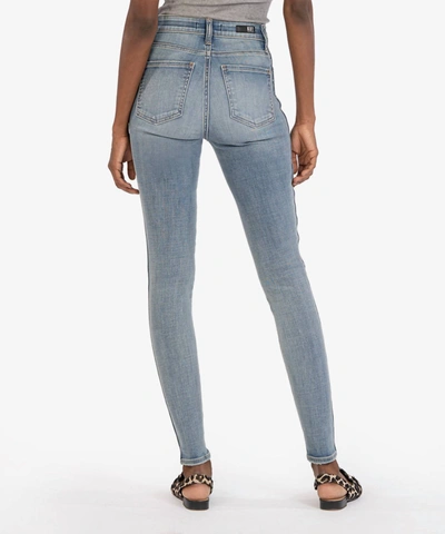 Kut From The Kloth Mia High Rise Fab Ab Slim Fit Jean In Attributes Wash In Multi