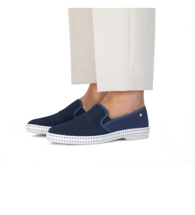 Rivieras Classic 20 Espadrilles In Bleu De Travail In Multi