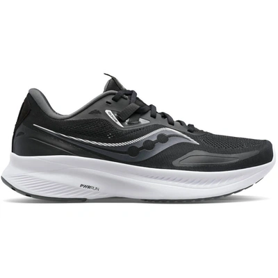 Shop Saucony Women's Guide 15 Running Shoes - Wide Width In Black/white In Multi