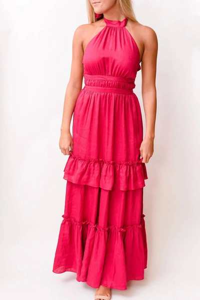Shop Cami Nyc Raeann Dress In Raspberry In Multi