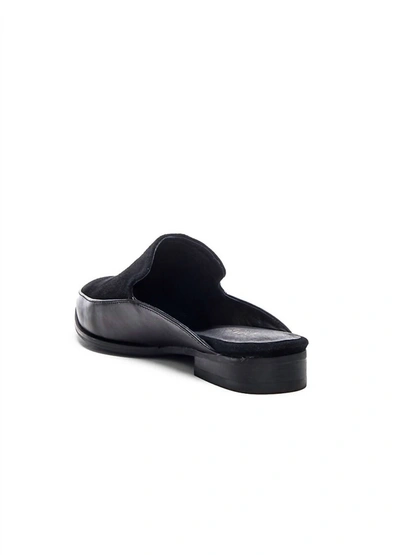 Shop Raye Kiki Loafer Slide Sandal In Black