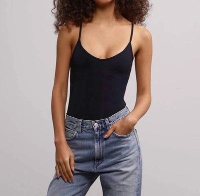 Shop Commando Butter Lifted Cami Bodysuit In Black