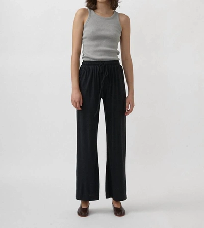 Shop Worn Ora Silk-wool Lounge Pant In Black