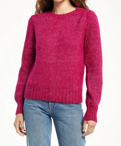 Shop Z Supply Annie Puff Sleeve Sweater In Pink
