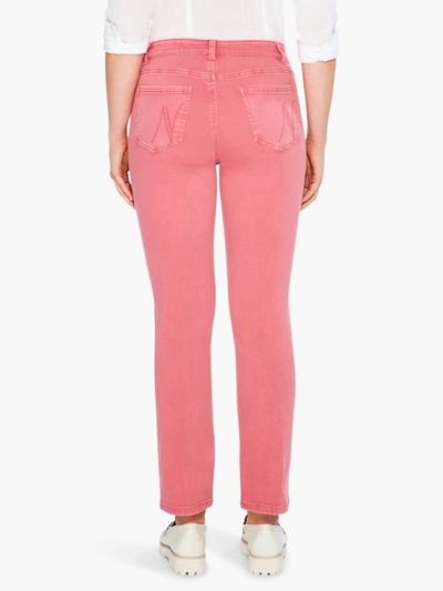 Shop Nic + Zoe Colored Mid Rise Straight Ankle Jeans In Dusty Cedar In Multi