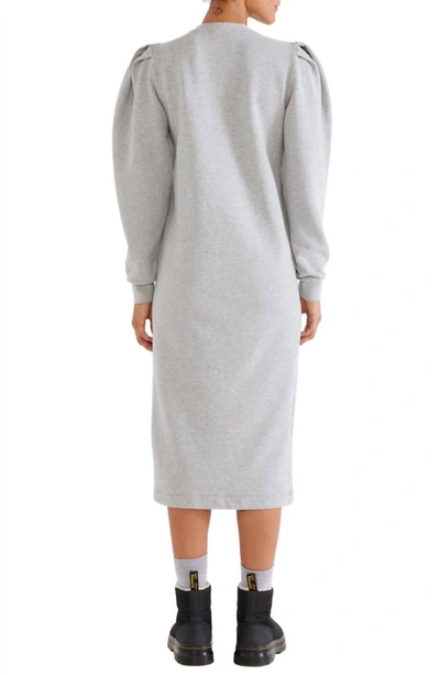 Shop Etica Brisa Knit Dress In Heather Grey