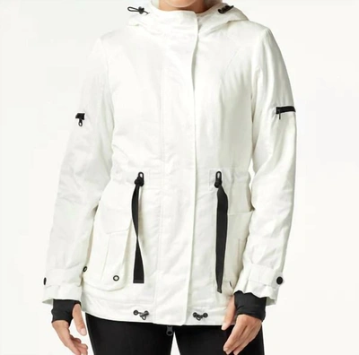 Shop Blanc Noir Winter Grenadier Jacket In Cloud Dancer In Multi