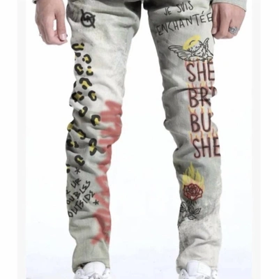 Lifted Anchors Men's Detention Denim Jeans In Blue In Blue
