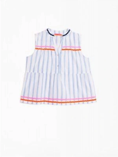Vilagallo Bruna Shirt In Niza Stripe In Multi