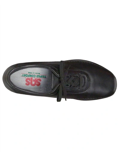 Sas Women's Traveler Athletic Lace Up Shoe - Medium In Black In Black