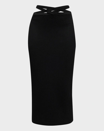 Shop Paola Bernardi Viviane Skirt In Black