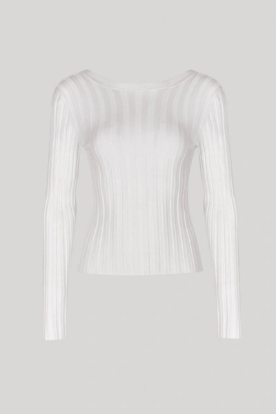Shop In The Mood For Love Justine Tricot Top In White