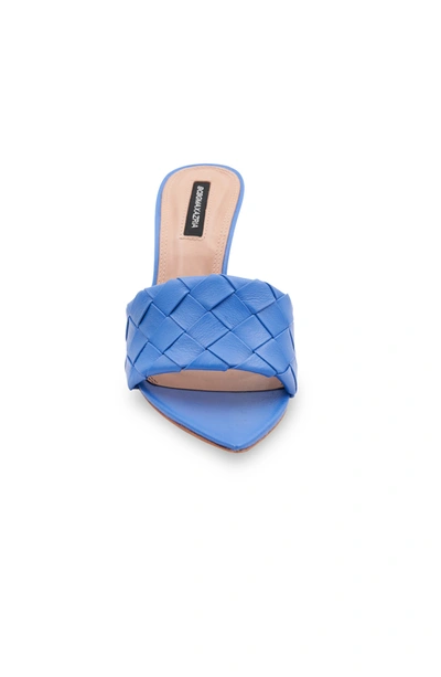 Shop Bcbgmaxazria Danni Cobalt Heeled Sandal In Blue