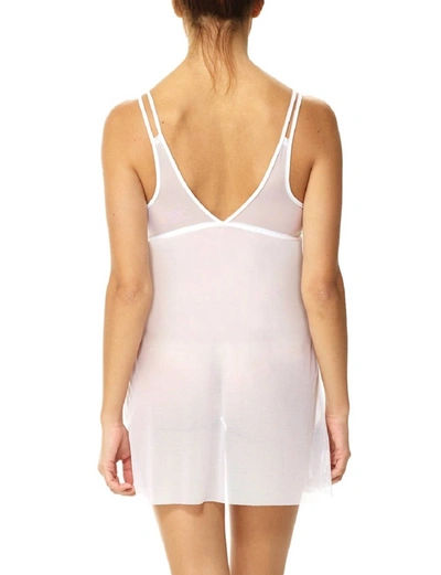 Shop Commando Women's Chic Mesh Babydoll Dress In White