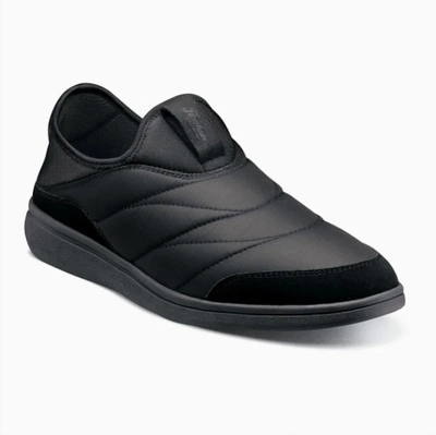 Florsheim Java Nylon Moc Toe Slip On In Black In Black