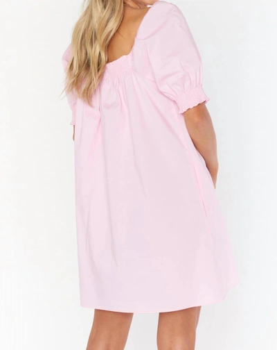 Show Me Your Mumu Annalynne Mini Dress In Petal In Pink