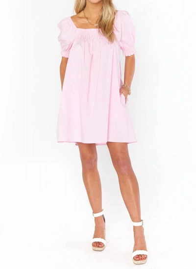 Show Me Your Mumu Annalynne Mini Dress In Petal In Pink