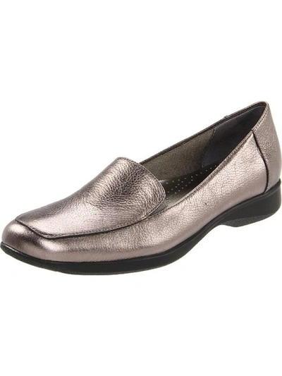 Shop Trotters Jenn Womens Round Toe Loafers In Grey