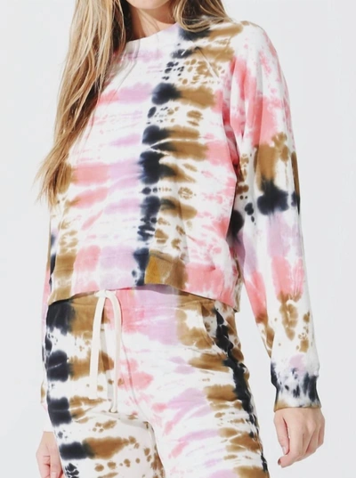 Electric & Rose Ronan Tie-dye Pullover Sweatshirt In Multi