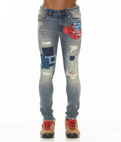 Shop Cult Of Individuality Punk Super Skinny In Grey