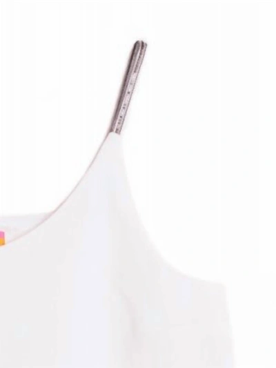 Vilagallo Gina Shirt In Ecru Crep In Multi